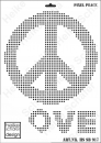 Schablone-Stencil A3 150-0917 Pixel Peace